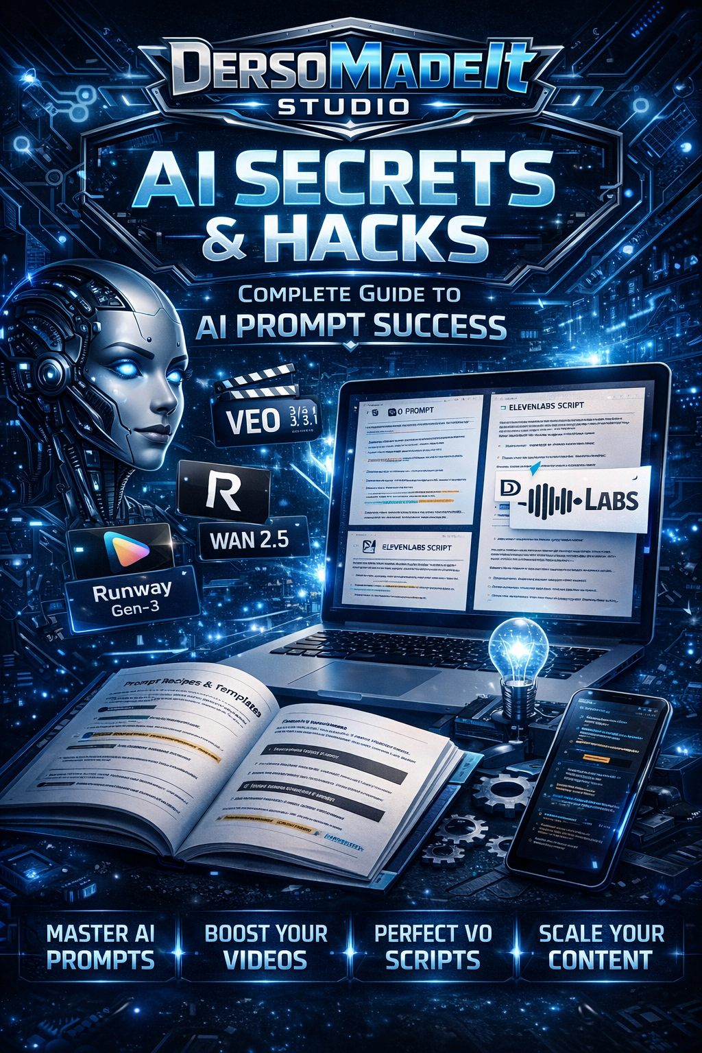 DersoMadeIt Studios AI Secrets and Hacks: A Complete Guide to AI Prompt Success